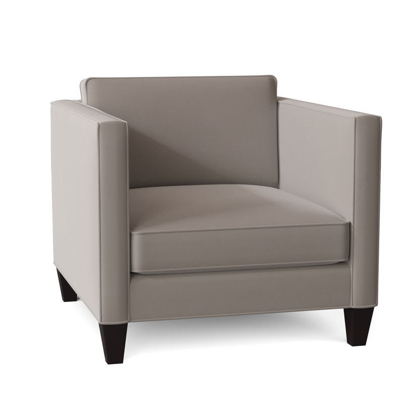 Fauteuil de 37 po de large Pudalov, Ciment Akiko