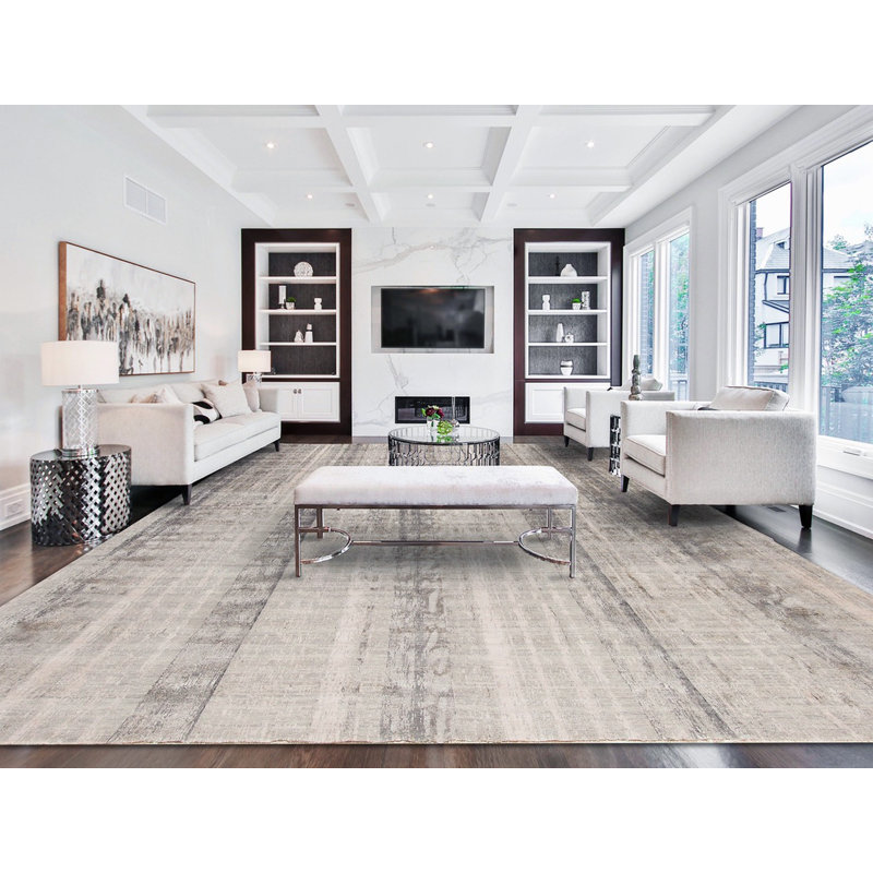 Mayfair Hand Knotted Area Rug, Rectangle 10' x 14'
