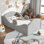Lit pour tout-petits, lit de plancher pour tout-petits certifié avec rails de sécurité amovibles, lit de transition standard pour lit d'enfant ultra doux pour fille (matelas non inclus)