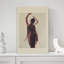 Silhouette dansante, délicate, élégante et éthérée - Impression d'art mural-1038567211