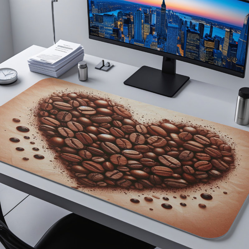 Polyester Desk Pad, 31.5x15.5