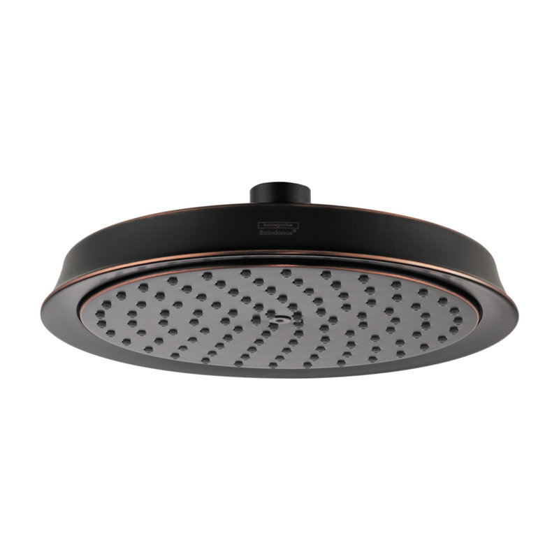 Raindance C 180 Rain Shower Head, Rubbed Bronze