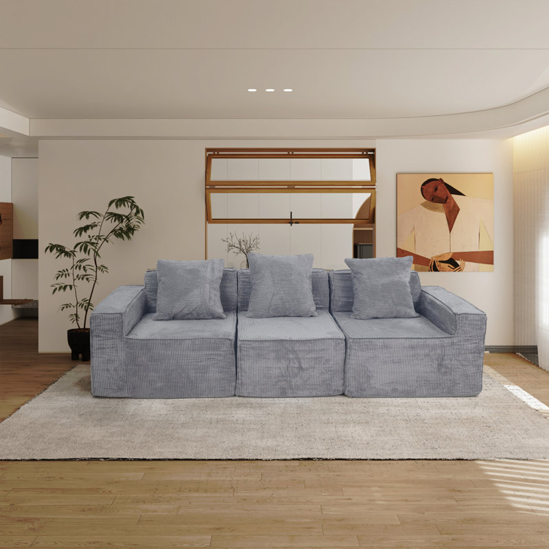 Canapé modulaire convertible 3 places Modern