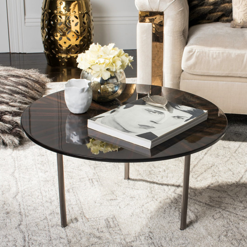 Table basse à 3 pieds Ninibel, H 12 po x l 26 po x P 26 po