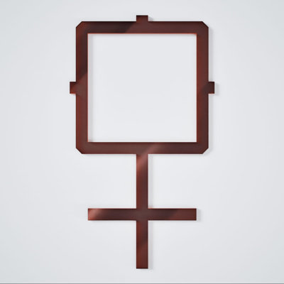 Carlisle Decorative Fretwork Acrylic Wall Panels, Extra Small, 12 7/8"W x 7 3/8"H x 1/8"T, Rose Gold Mirror