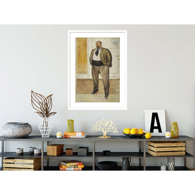 Consul Christen Sandberg by Edvard Munch -Framed Giclee Print