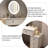 39.37"Modern Minimalist Solid Wood Vanity Table