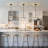 Gridora 1-Light Modern Industrial Single Pendant with Glass Globe Shade-2100141762
