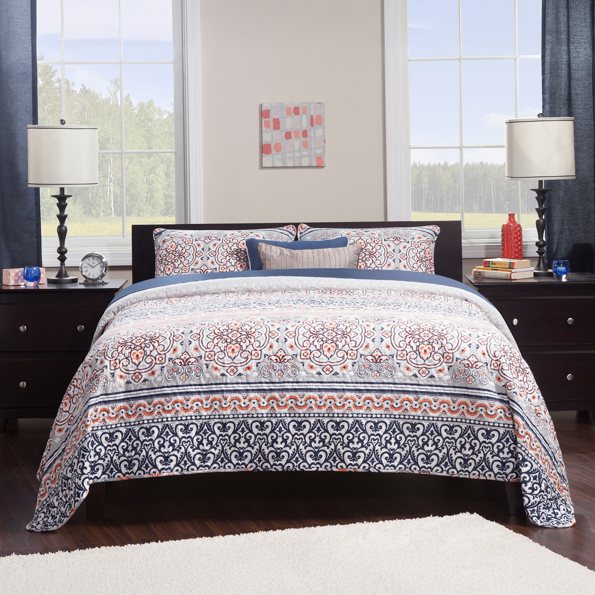 Lampley Kids Platform, Espresso, Queen