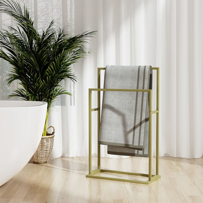 Brandalynn Towel Rack, Gold