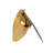 Lahar 4 Light Chandelier in Bronze and Gold