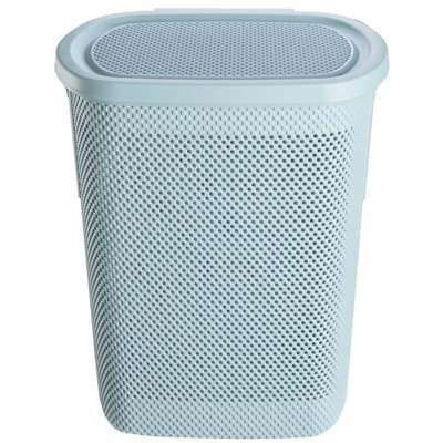 Hinged Lid Laundry Hamper Air-Permeable
