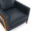 Fauteuil inclinable en cuir