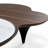 Modern Irregular Walnut Coffee Table