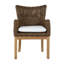 Montauk Arm Chair In Intermix Bark Fabric With No Welt-1549767362