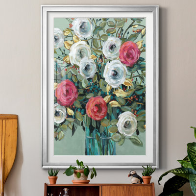 «Rose Parade» par J Paul - reproduction d'art encadrée