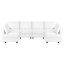 Canapé modulaire en cuir convertible Rudie-95668617