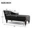 Chaise longue à accoudoirs évasés Bama Right-1893114317