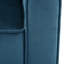 Fauteuil club en velours bleu-2139782905