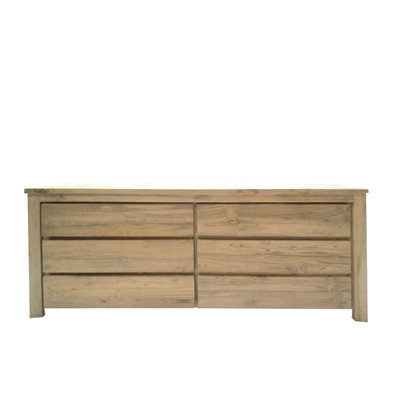Commode double 6 tiroirs Darleena