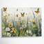 «Farm Summer Butterflies», art mural sur toile blanche-1591981807