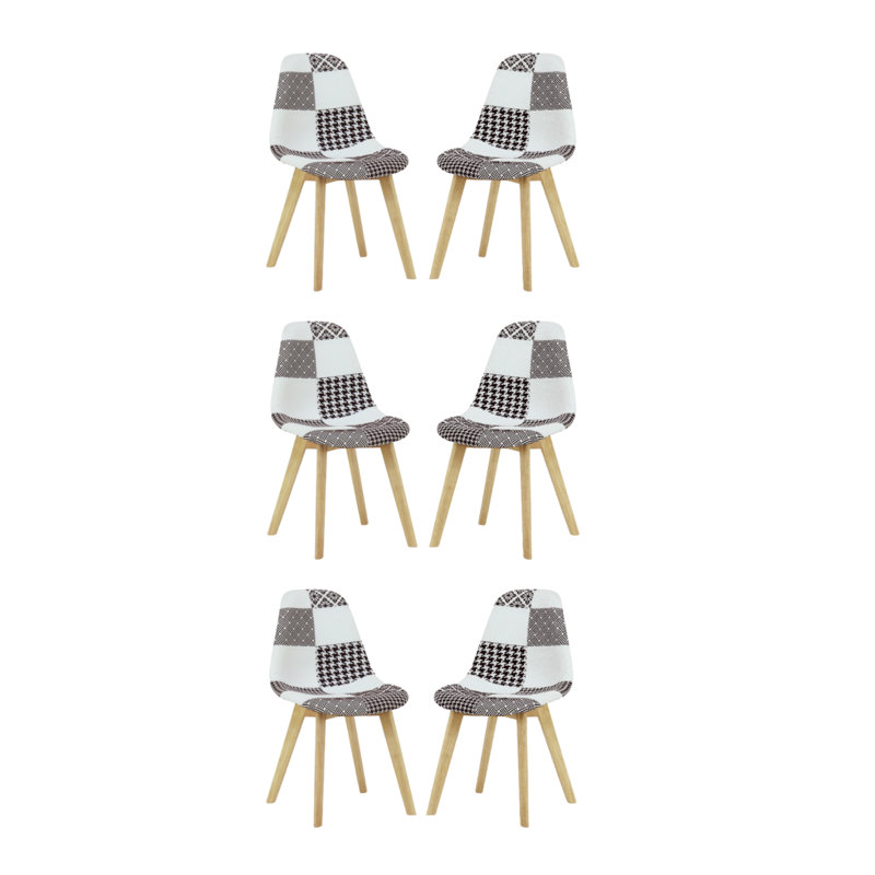 Greenough Side Chair in Black/White, 6