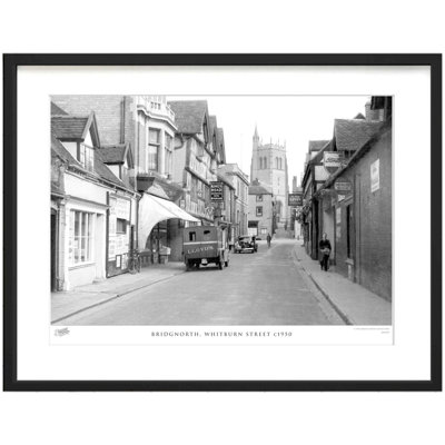 Bridgnorth, Whitburn Street C1950 by Francis Frith - Single Picture Frame Print