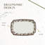 Plateau rectangulaire en porcelaine Spode Delamere