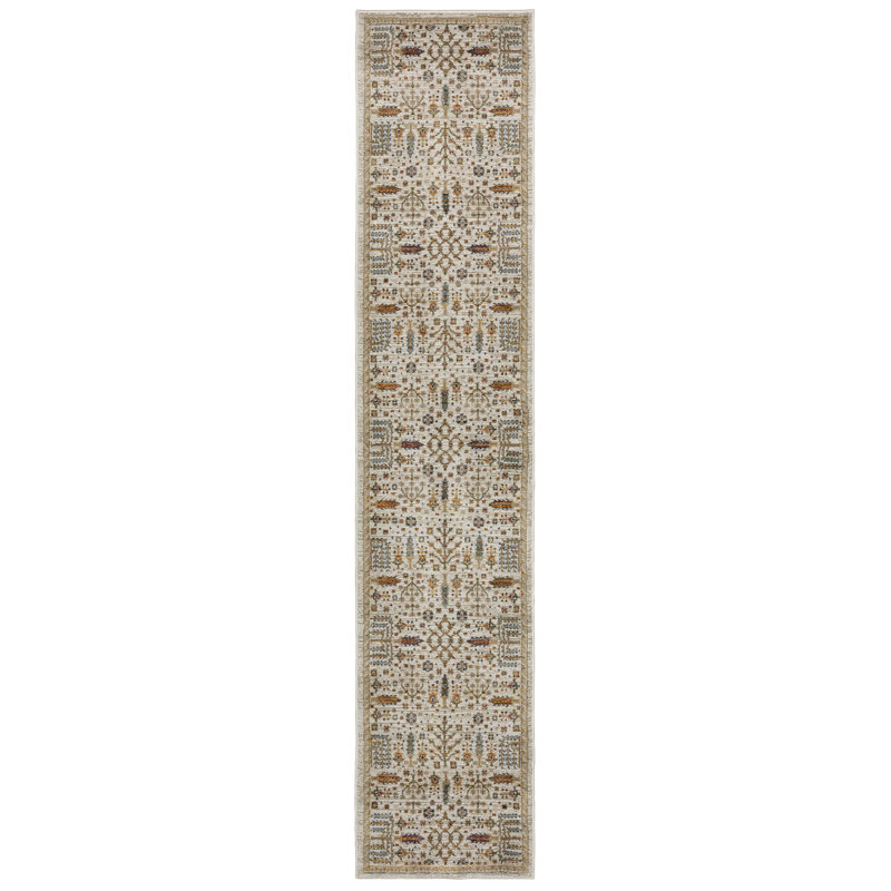 Regginald Oriental Indoor Rug, Runner 2'6" x 12'