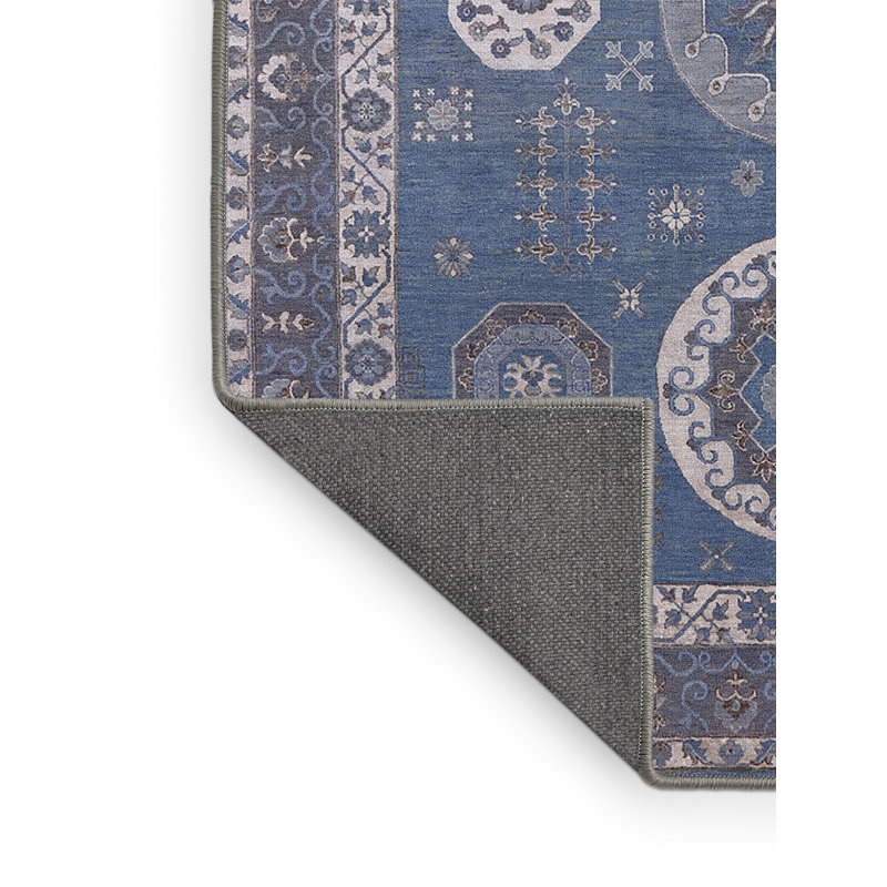 Tapis oriental bleu, Rectangle 4 pi x 6 pi
