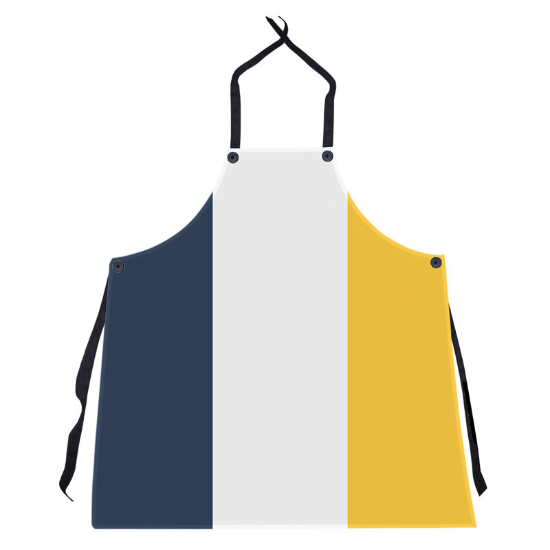 Tablier de basketball Denver, Bleu minuit / blanc / jaune