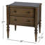 Commode d'appoint rectangulaire en bois 2 tiroirs Katina Ginny-957606583