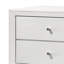 Table de chevet 2 tiroirs blanche Jizell