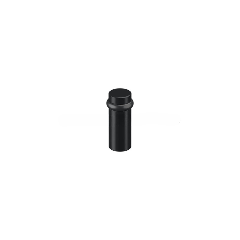 Deltana UFB6000U26 ROUND UNIVERSAL FLOOR BUMPER 3", SOLID BRASS in Polished Chrome, Paint Black