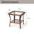 Patio Wicker Side Table
