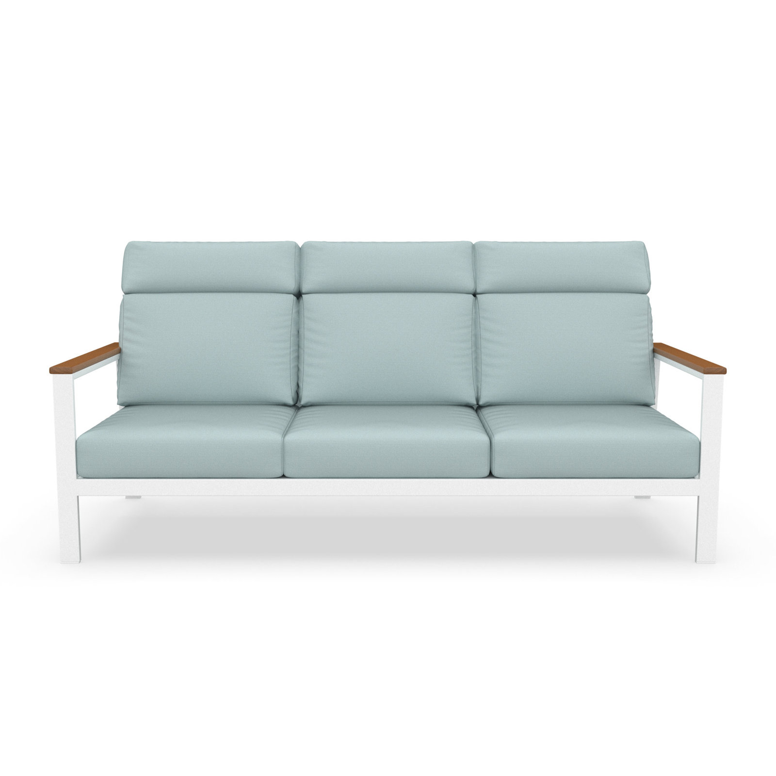Townsend 80" Sunbrella® Patio Sofa, Light Blue