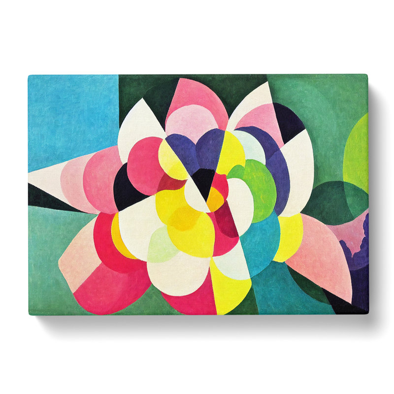 Hydrangea Flower Abstract Vol.2 - Wrapped Canvas Painting, 40cm H x 60cm W x 3cm D