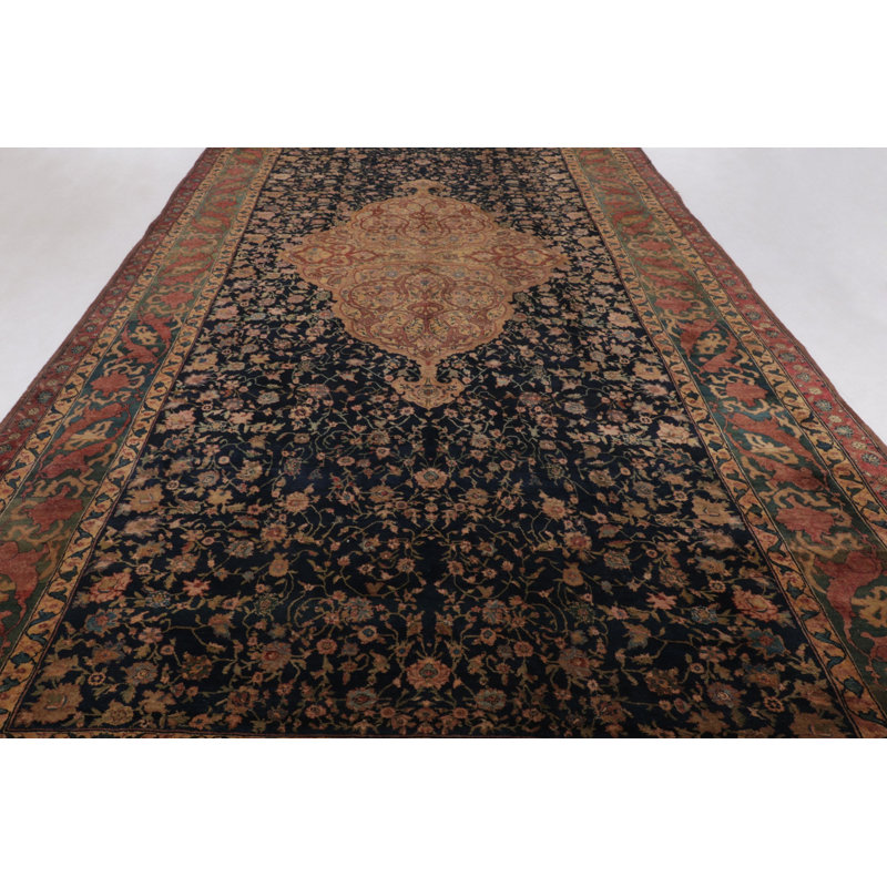Antique One-of-a-Kind 12'6" X 28'2" Hand Knotted Area Rug