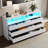 Commode 6 tiroirs avec miroir Kaydia