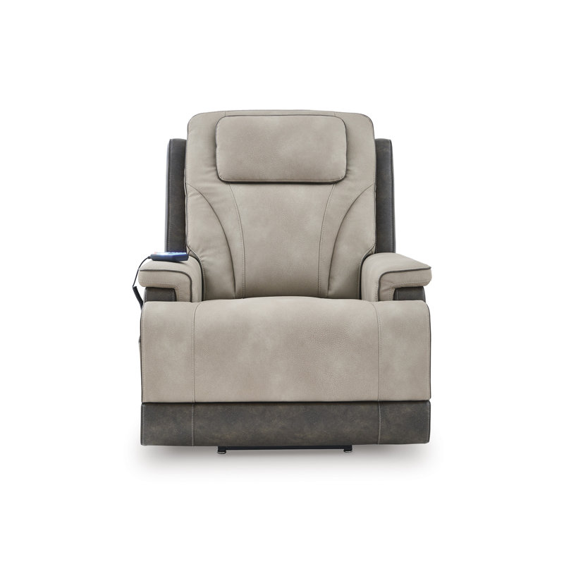 4Z-Serenity Zone Power Lift Recliner, Beige/Brown