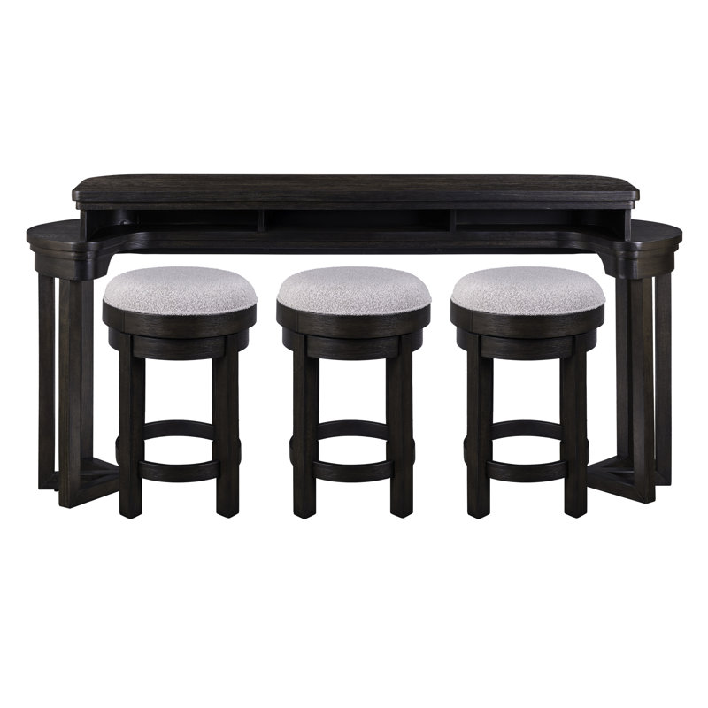 4 Piece Console Bar Table Set