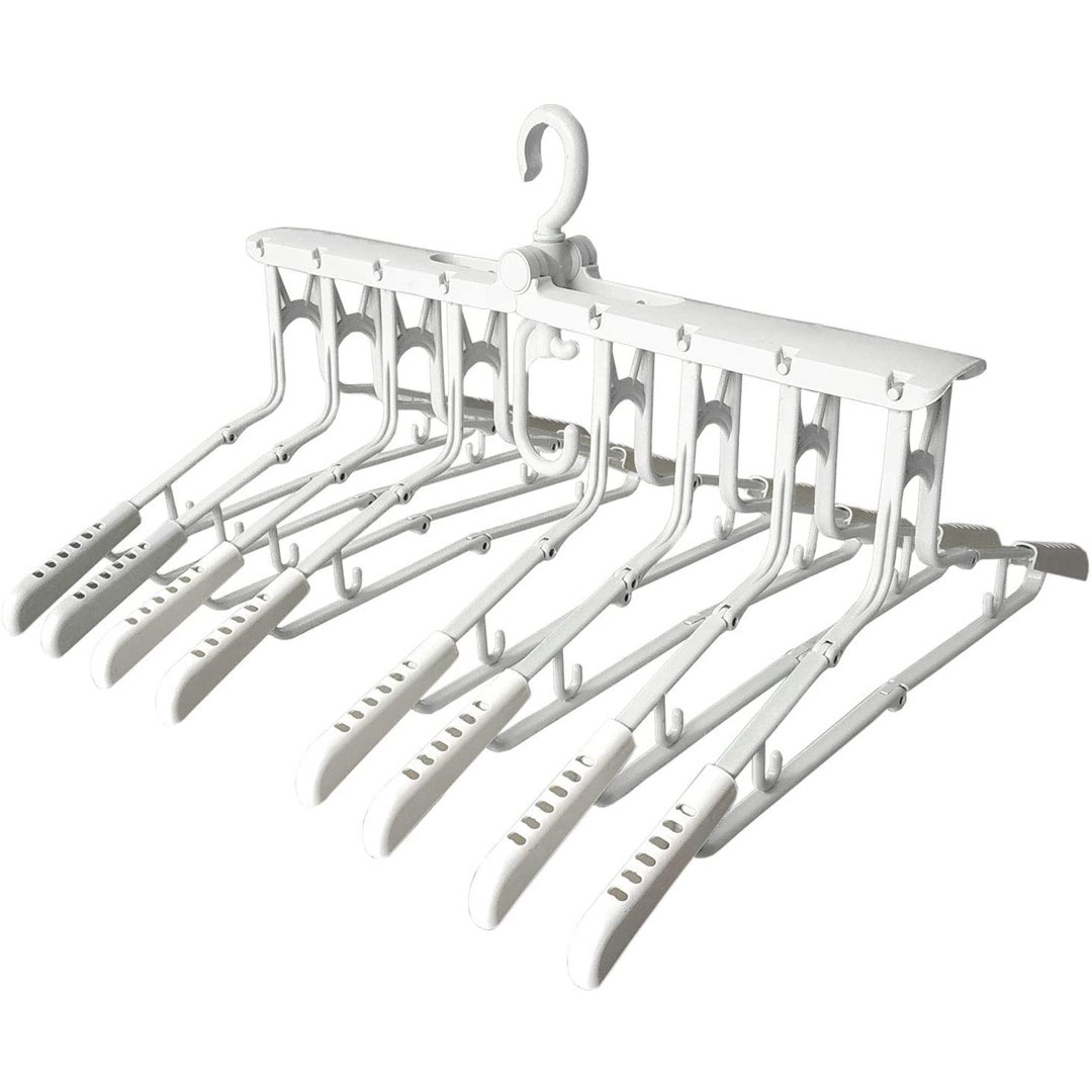8-in-1 Folding Clothes Hangers