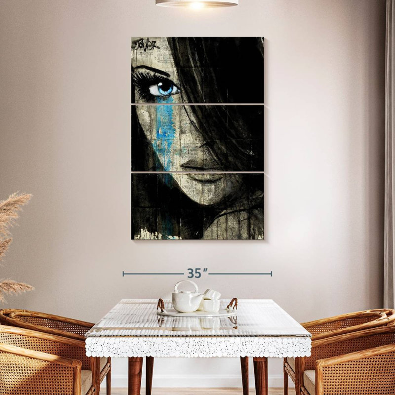 Leisha Deep Pool, 50" H x 32" W