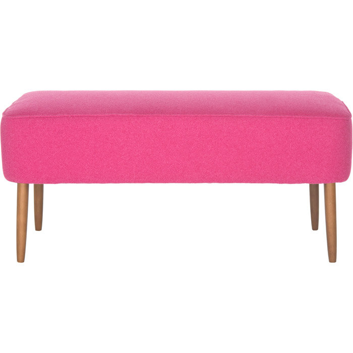 Banc rembourré Wauhillau, Rose