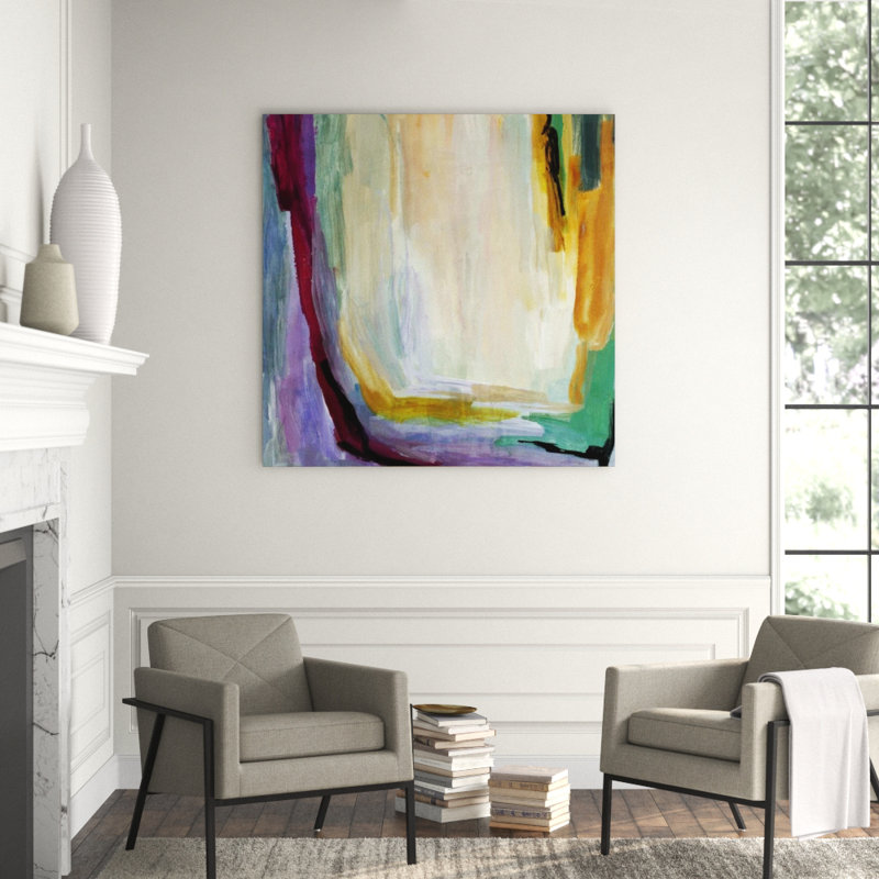 Entangle III Painting by Barclay Butera, Plexi, 40" H x 40" W