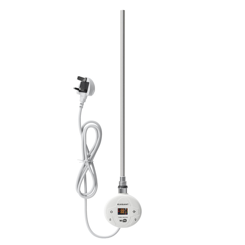 8.5*4.2cm, Smart Dual-Control WiFi Digital Display Heating Tube Thermostat, White, 77.50cm H x 8.50cm W x 4.20cm D