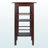 Elenora Walnut Finish Breakfast Table with 2-Shelves, 36.08'' H X 44.56'' W X 19.49'' D