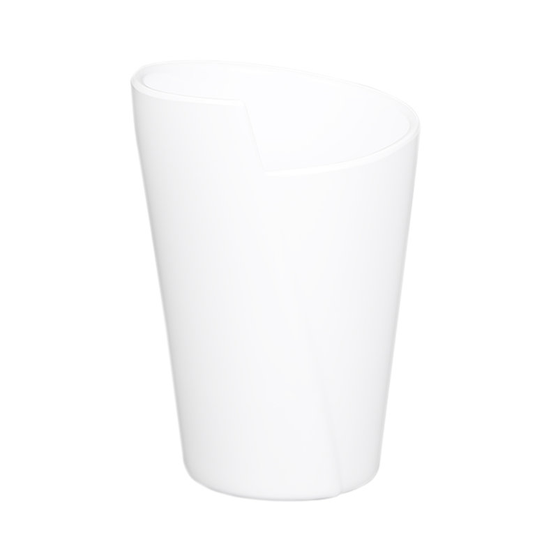 Plastic Round Utensil Crock, 5.5" H x 3.5" W x 3.5" D