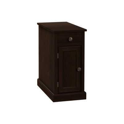 Versatile Accent Table In Brown - End Or Nightstand For Any Space Living Room Furniture Veneer With Spacious Top