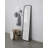Hub Mirror with Rubber Frame, Wall Mounted or Leaned Style for Bedroom, Bathroom, Entryway